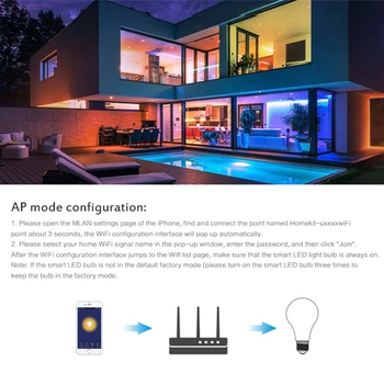 Balss Siri Kontroles 10W RGB Smart Spuldzes Aptumšojami E27 WiFi LED Tālvadības Lampas WiFi 2.4 GHz Darbu Ar Amazon Alexa, Google Home