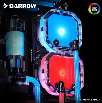 Barrow YKZR-01 aukstā rindā kombinētās sadalīt ūdens dzesēšana, ūdens tvertnes 120-480 aukstā rindā ARGB rezervuāru par radiatoru stāvokli