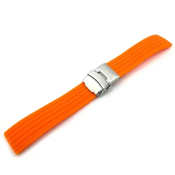 BEAFIRY Gumijas Pulksteņu Siksniņas 18mm 20mm 22mm 24mm Silikona Pulksteņi Joslu Ūdensnecaurlaidīga par Huawei Melna Zila Zaļa Oranža Watchband