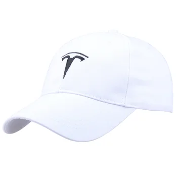 Beisbola cepure Tesla auto logo Izšūšana Gadījuma Snapback Cepure Jaunu Modes Augstas Kvalitātes Vīrietis Sacīkšu Motociklu Sporta cepure