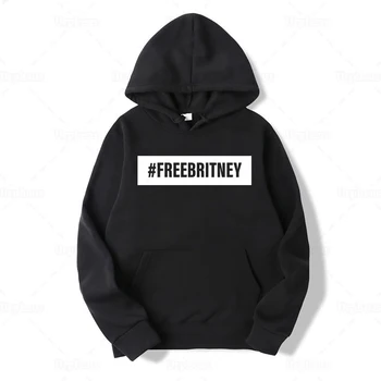 Bezmaksas Britnija Hoodies Saglabāt Britnija sporta Krekls pelēkā vārna Fanu Dāvanu #Freebritney