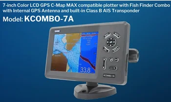 BEZMAKSAS PIEGĀDE ONWA 7INCH Jūras Chart Plotter UN Fishfinder Kcombo-7A GPS+MI +FISH FINDER (TIKAI PIEGĀDĀT ĶĪNA )