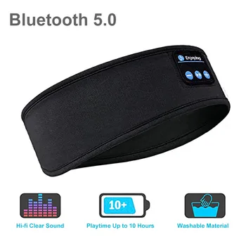Bezvadu Bluetooth Sporta Galvu Mūzikas Miega Austiņas Mīksts Elastīgs, Joga Fitness Darbojas Stereo Austiņas Austiņas Skaļruņi