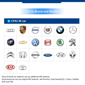 Bezvadu Carplay 4. aile+32G Android 9.0 Atbalstu spogulis saites, split screen Plug and Play Carplay lodziņā VW Nissian Hyundai, Toyota