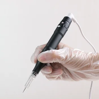 Bezvadu Pastāvīgu Aplauzums Mašīna Pildspalva ar adatu Skaistums Mākslas Uzacu, Lūpu Microblading Uzlādējams Tetovējums machien komplekts