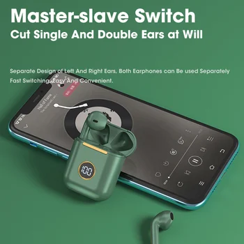 Bezvadu TWS Bluetooth Austiņas J88 Auss Pumpuri Ūdensizturīgs Austiņas ar Mikrofonu Video Spēlētājs Austiņas Mobilo Telefonu