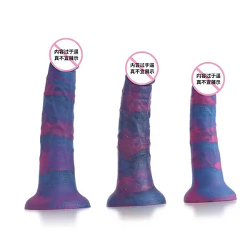 Big Dildo Reālistiskā Violeta Silikona Anālais Milzīgs Penis Sieviešu Sexy Rotaļlietas Sieviešu Masāža G-Spot Stimulēt Seksu Produktu Pieaugušo
