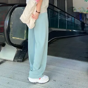 Bikses Sievietēm Visu maču Harajuku Mīksto Streetwear Cietā Vienkāršu Augsta vidukļa Baggy Moderns Elpojošs Draugiem 3 Krāsas Vasaras Gadījuma