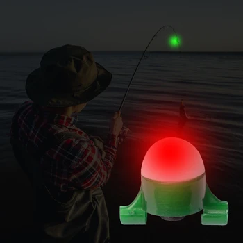 Bite Ierīces Zvejas Signalizācijas LED Zvejas Signālu Kompresijas Izturība Stieņa Galu Karpas Nakts Zvejas Rīkus, Āra Zvejas
