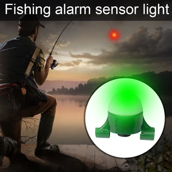 Bite Ierīces Zvejas Signalizācijas LED Zvejas Signālu Kompresijas Izturība Stieņa Galu Karpas Nakts Zvejas Rīkus, Āra Zvejas