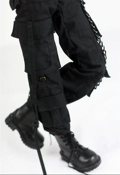 BJD lelles bikses, kas piemērotas 1-3 izmērs smagā ķēdē multi-kabatas, motorizētie (dungriņi) un atbilstošas bikses ķēdē leļļu piederumi