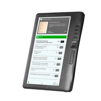 BK7019 Portatīvo e-Grāmatu Lasītāju, 8 GB 7inch Daudzfunkciju E-Lasītājs, Apgaismojums Krāsu LCD Displeju 16 GB eBook par Mājās Pētījums