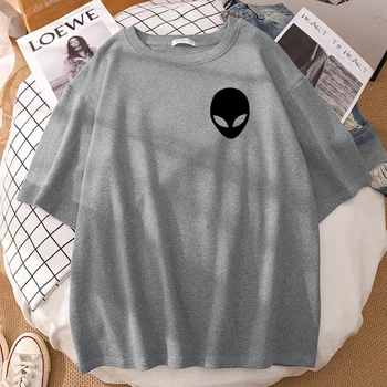 Black Alien Maska Drukāšanas vīriešu Tshirts Lielgabarīta Ērti Tee Krekli Regulāri Piedurknēm Mans T-krekls Vasaras Modes T-krekli
