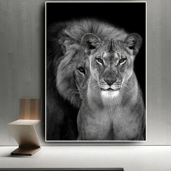 Black white Lion pilna urbt 5d Diy Dimanta Krāsošana dzīvnieku Dimanta Izšūšanas darbi ar dimanta Vīle Mozaīkas Mākslas, mājas dekoru