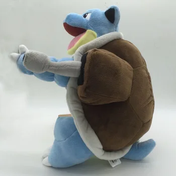 Blastoise tortank lielgabalu bruņurupuča bruņas, pikaču plīša lelle japānas Anime Multfilmu Pildījumu plīša rotaļlieta Atdzist Bērniem Svētku dāvanu