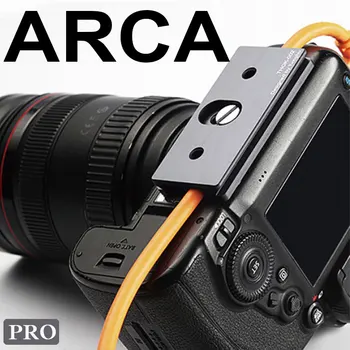 Bloķēt ARCA Statīvs Monopod Quick Release Plate Kameru Piederumi Klaigas Kabeļu fiksētu Atslēga Ostas Aizsargs Piesiet Instrumentu Komplekti