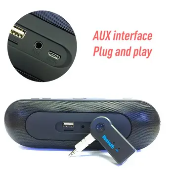 Bluetooth 4.0 Audio Uztvērējs, Raidītājs Mini Stereo Bluetooth, AUX, USB un 3,5 mm Jack PC Austiņas Automašīnas Komplektu Bezvadu Adapteri