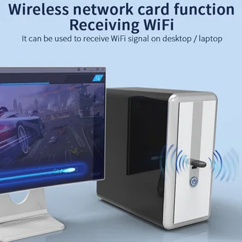 Bluetooth 4.2 USB WiFi Adapteri Mini WiFi Dongle For PC Klēpjdators Bezvadu Ārējo Uztvērēju Mini WiFi Dongle For PC/Laptop/Desktop