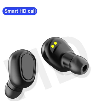 Bluetooth 5.0 Austiņas Mini Ausī Earbuds Bluetooth Sporta Austiņas Bezvadu Austiņas ar Mikrofonu priekš iPhone Samsung Xiaomi