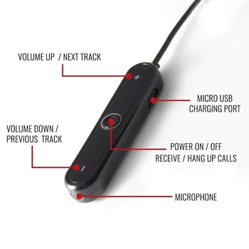 Bluetooth 5.0 Brīvroku Mūzikas Uztvērējs Bezvadu Stereo Audio Adapteris Bose QC3 Klusu Komfortu QuietComfort QC 3 Austiņas