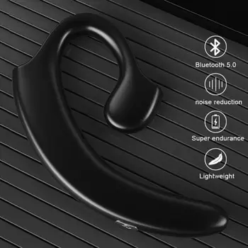 Bluetooth 5.0 Jēdziens Kaula Vadāmība Viena Auss, auss cilpiņa Bluetooth Austiņas Bezvadu Auss Āķis Non-in-Auss Sporta Ūdensizturīgs Austiņas