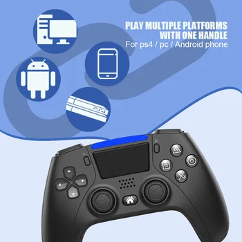 Bluetooth Bezvadu Spēļu Kontrolieris, Par PS4 Konsole, 6-ass Dubultu Vibrāciju Spēle Gamepad PC /Android Tālrunis Džoistiki Gamepad