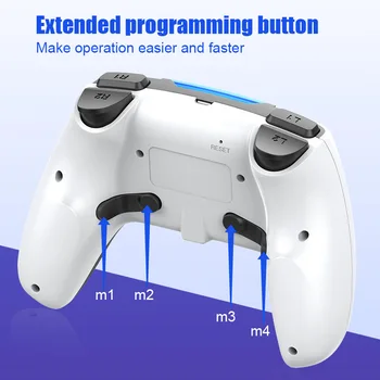 Bluetooth Bezvadu Spēļu Kontrolieris, Par PS4 Konsole, 6-ass Dubultu Vibrāciju Spēle Gamepad PC /Android Tālrunis Džoistiki Gamepad