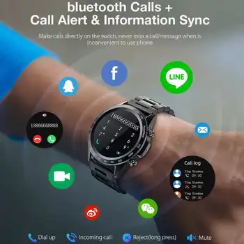 [ bluetooth Call ] BlitzWolf BW-HL4 Smartwatch Ir 2021. 24/7 Sirdsdarbības Ātrums, asinsspiediens 300mAh Aproce Smart Skatīties Vīrieši Sievietes