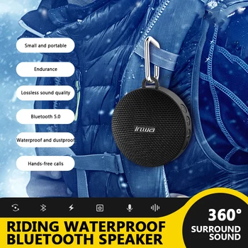 Bluetooth saderīgu Skaļrunis Āra Mini Subwoofer Ūdensizturīgs Bezvadu Velosipēdu Velosipēdu Mūzikas Skaļruņu Atbalsts TF AUX, Lai Xiaomi