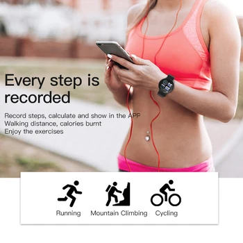 Bluetooth saderīgu Smart Skatīties Vīrieši asinsspiediens Smart Skatīties uz Sievietēm Skatīties Sports Tracker WhatsApp Uz Android IOS Smart Pulkstenis