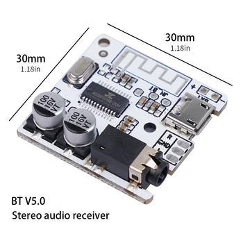 Bluetooth5.0 JL6925A Stereo Mūziku, 3,5 mm DIY Automašīnas Bluetooth Audio Uztvērēju, APE, WAV MP3, FLAC Lossless Dekodēšanas Stereo skaņa