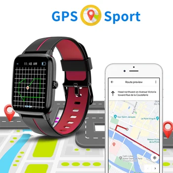 Blulory Smart Skatīties Glifo 5 PRO GPS Bluetooth Sporta Sirds ritma Monitors Ūdensizturīgs Zvanu Atgādinājumu Paziņojuma Vibrācija