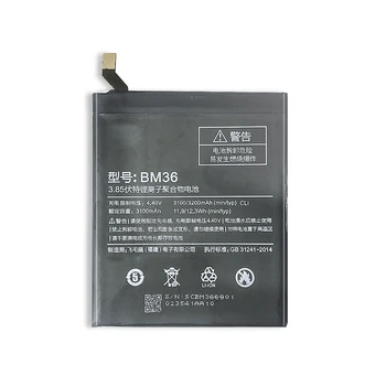 BM36 Akumulatoru Xiaomi Mi 5S Mi5S mobilo telefonu akumulatoru Xiao mi 5S Mi5 S Baterijas BM 36 Bateria
