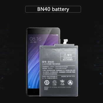 BN40 4100mAh Akumulatoru Xiaomi Redmi 4 Pro Ministru 3G RAM 32G ROM Izdevums Tālruņa Akumulatora Nomaiņa
