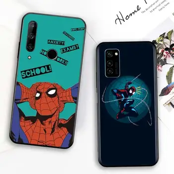 Brīnums Avengers Super Hero Spider Man Par Godu 8S 8.C 8X 8.A 8 7S 7A 7C MAX Ministru Pro 2019 2020 Anti-fall Silikona Telefonu Gadījumā