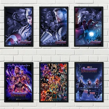 Brīnums Avengers Supervaronis Akvarelis, Mājas Dekoru Bērnu Istabas Krāsošanas dzīves sienas mākslas Reying Filmu plakāti dzelzs Vīrs audekla apgleznošana