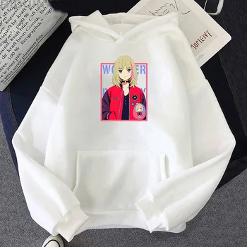 Brīnums, Olu Prioritāte Kawai Rika Kawaii Drēbes Lielgabarīta sporta Krekls Harajuku Anime pelēkā vārna Sieviešu Hoddies Pusaudžiem Colors12 Gadījuma