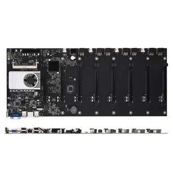BTC-37 Miner Pamatplates CPU Set 8 Video Kartes Slots DDR3 Atmiņas Integrētā VGA Interfeiss, Zems Enerģijas Patēriņš