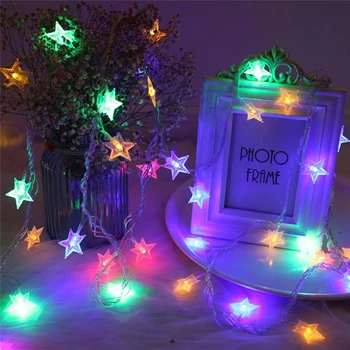 BTgeuse Zvaigžņu LED String Pasaku String Nakts Apgaismojums, Ziemassvētku Puse DIY Apdare Lampas 2M 3M Akumulatoru, USB Powered
