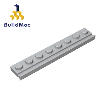 BuildMOC Saderīgu Saliek Daļiņas 4510 1x8 Celtniecības Bloki Daļas DIY Izglītības Crea