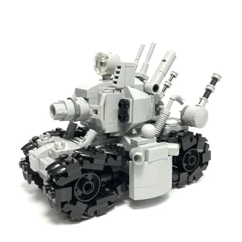 Buildmoc WW2 Tvertnes Metāla, Ķieģeļu KM Lode Militārās Armijas Miniatūras Modelis, Salikts Komplekts Celtniecības Creator Tvertne Rotaļlietas, Bloki Dāvanu