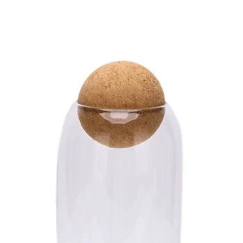 Bumbu korķa svinu stikla burka ar vāku pudeles uzglabāšanas tvertnes noslēgtā tējas kannas labības pārredzamu uzglabāšanas traukiem, kafijas satur