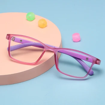 Bērni Anti Zilā Gaisma Pretbloķēšanas Brilles Bērnu Optiskās Rāmja Brilles Zēni Meitenes Datoru Pārredzamu Eyewears