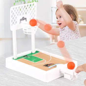 Bērni Cute Mini Basketbola Mašīna Rokas Pirkstu Bumbu, kas Samazina Spiedienu, Šaušanas Puzzle Improvizēt Rotaļlietu Joko ar Draugiem
