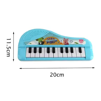 Bērni Klavierēm 13 Taustiņu Bērniem Elektronisko Tastatūru Klavieres Muzikālā Rotaļlieta Ar Mikrofonu, Bērnu Rotaļu Mūzikas Instruments