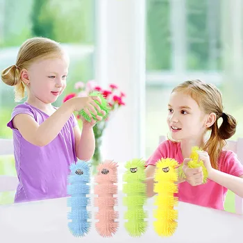 Bērnu caterpillar stress atvieglojums, rotaļlietas 30CM gaismas caterpillar dekompresijas mazināt stresu rotaļlietas atbrīvot stress rotaļlietas игрушки