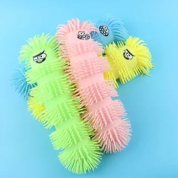 Bērnu caterpillar stress atvieglojums, rotaļlietas 30CM gaismas caterpillar dekompresijas mazināt stresu rotaļlietas atbrīvot stress rotaļlietas игрушки