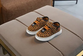 Bērnu sporta apavi ērti zēni un meitenes leopard vienas kurpes pavasara elpojoši apavi Mīksts pretslīdes Los zapatos