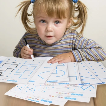 Bērnu Uzmanību Redzes Sekošanas Savienojumu, Rakstot ar Roku-acu Koordināciju Kontroles Pildspalvu Mācību Math Rotaļlietas Izglītojošās Rotaļlietas