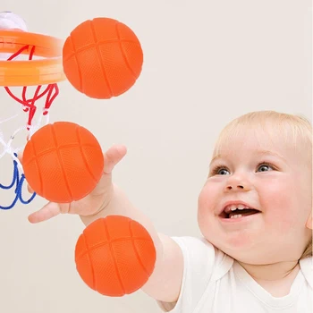 Bērnu Vannas Rotaļlietas Piesūcekni Fotografēšanas Basketbola Stīpas Ar 3 Bumbu, Vannas Istabā Vanna, Duša Rotaļlietu, Mazulis Spēlēt Ūdens Spēles Rotaļlietas Bērniem